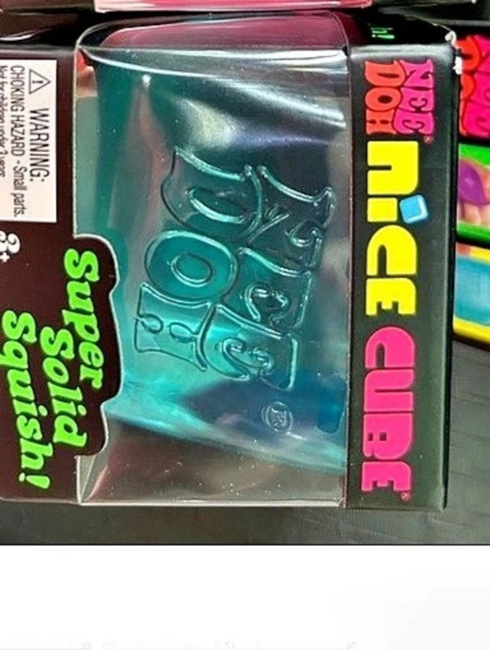 Schylling NeeDoh Nice Cube Fidget Toy - Picture 3 of 3
